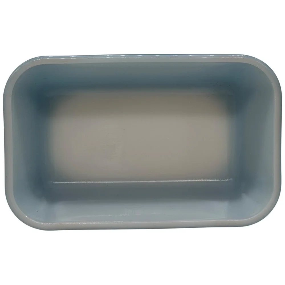 Pyrex 15 Turquoise Teal Aqua Blue Loaf Pan Dish Ovenware